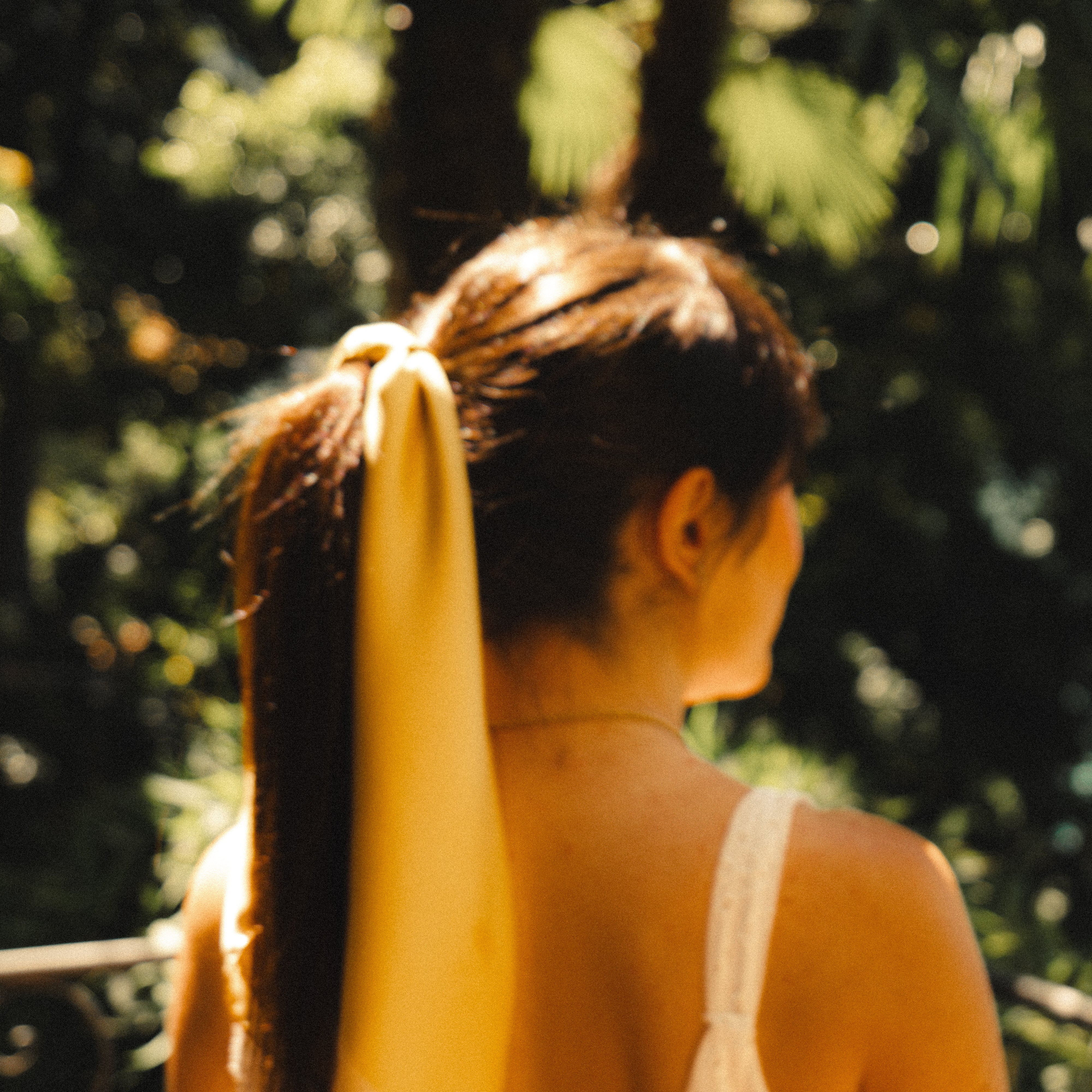 Silk Minimalista Scarf | Golden Yellow | 70 CM