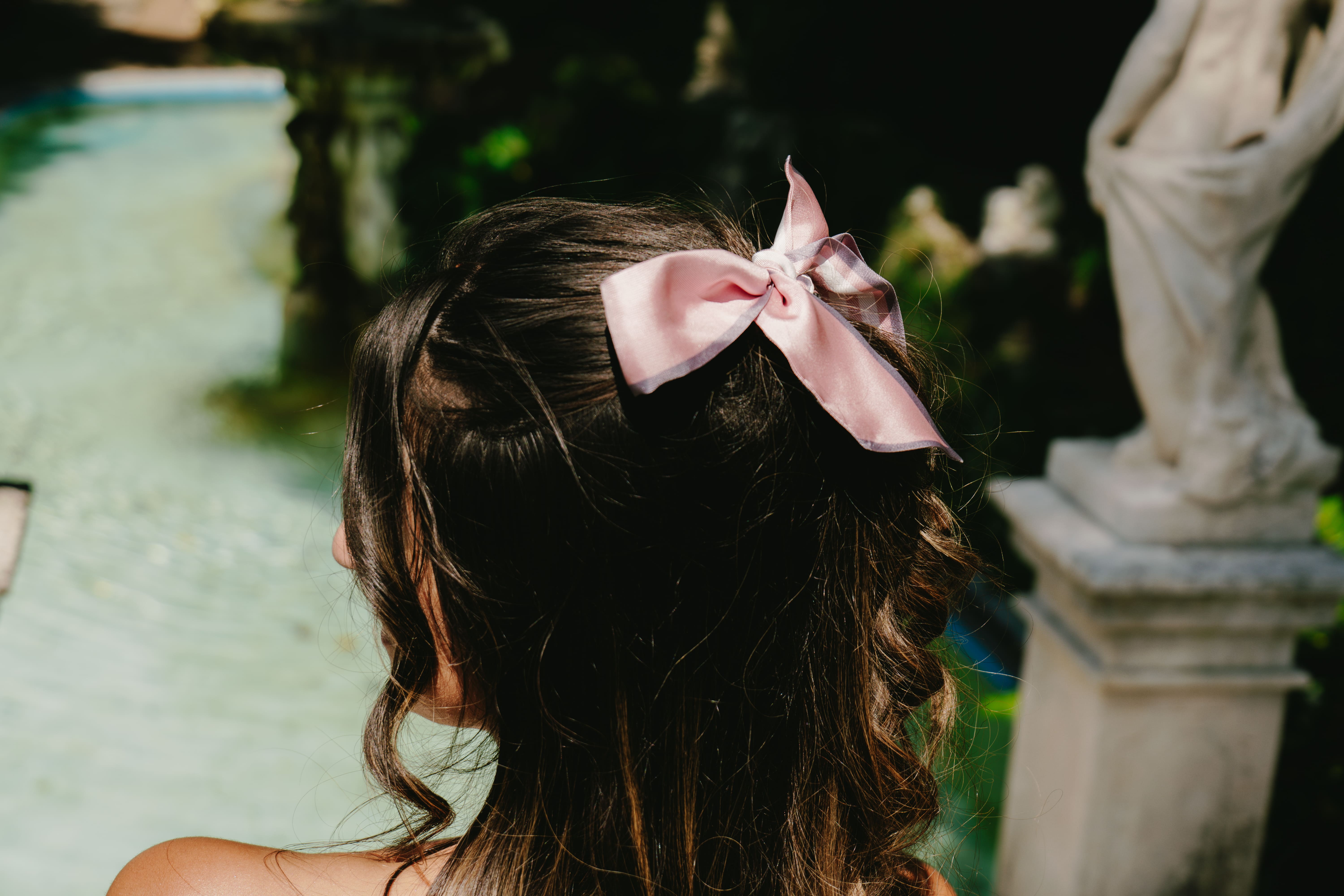 Silk Twilly Scarf | 5 x 90 | Powder Pink