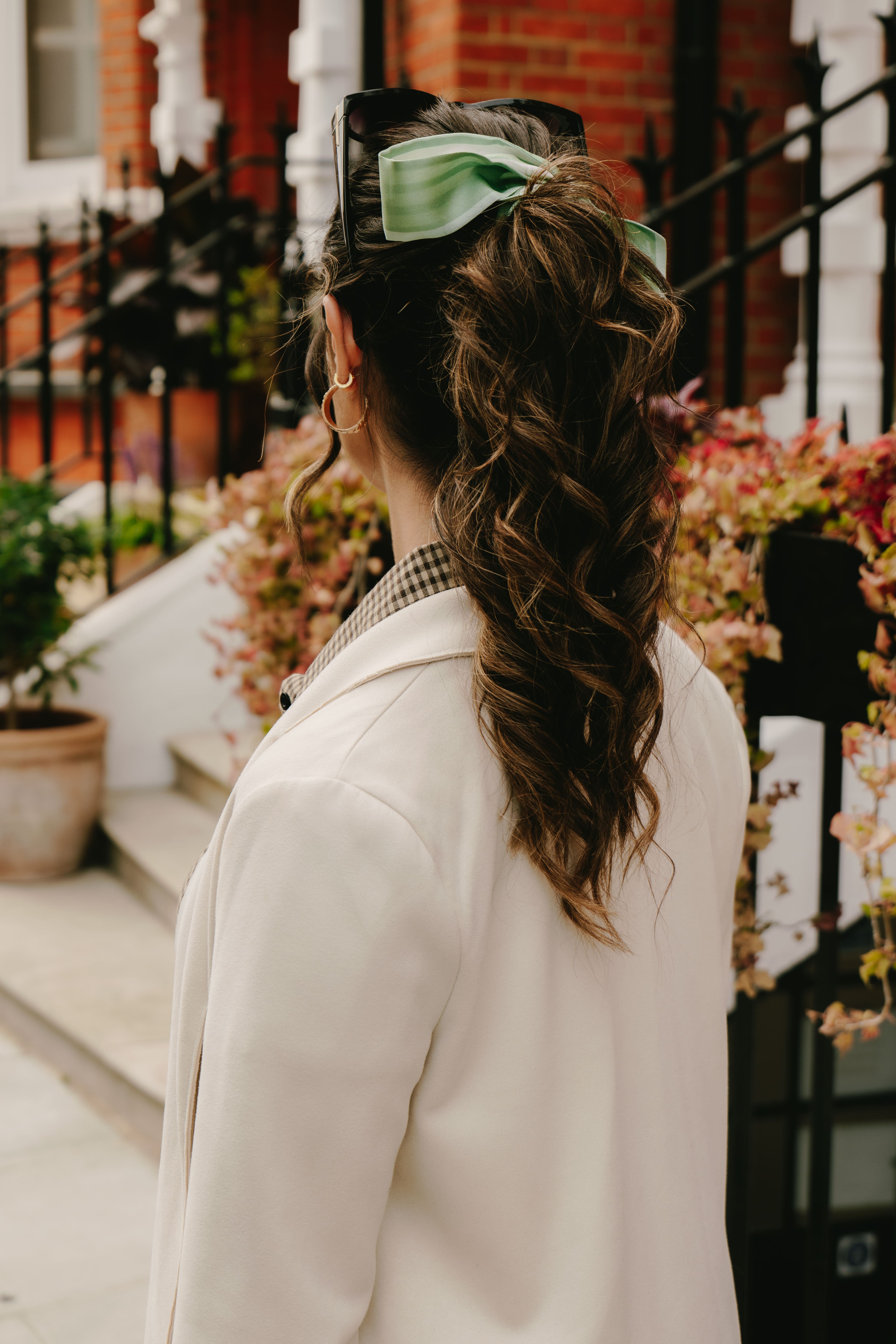 Silk Twilly Scarf | 5 x 90 | Green