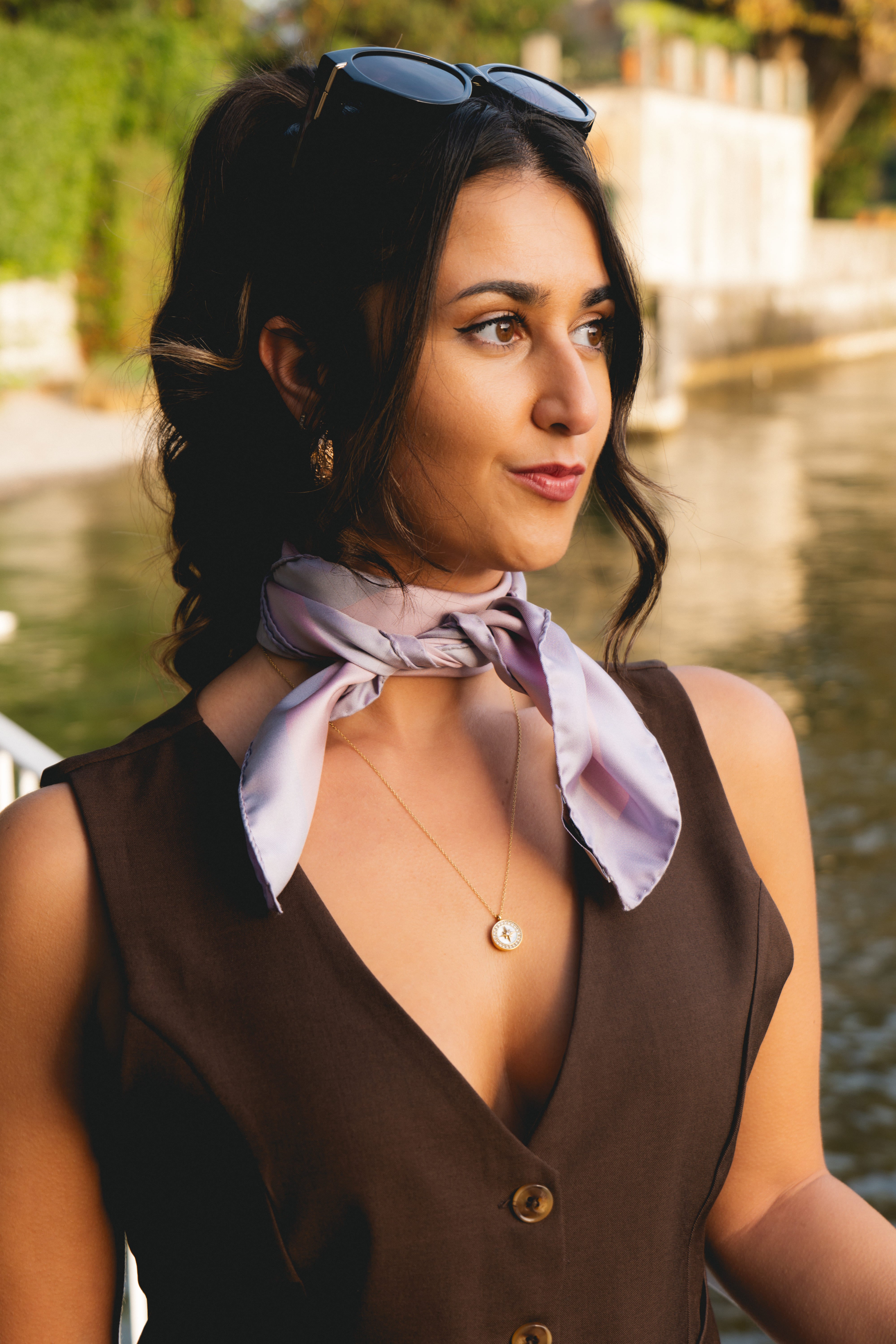 Silk Minimalista Scarf | Pink | 70 CM